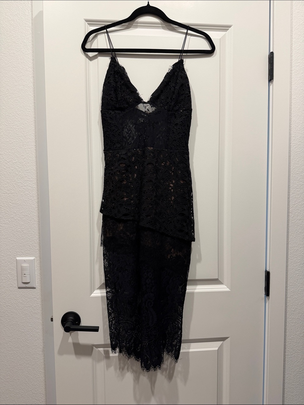 JLUXLABEL lace midi dress